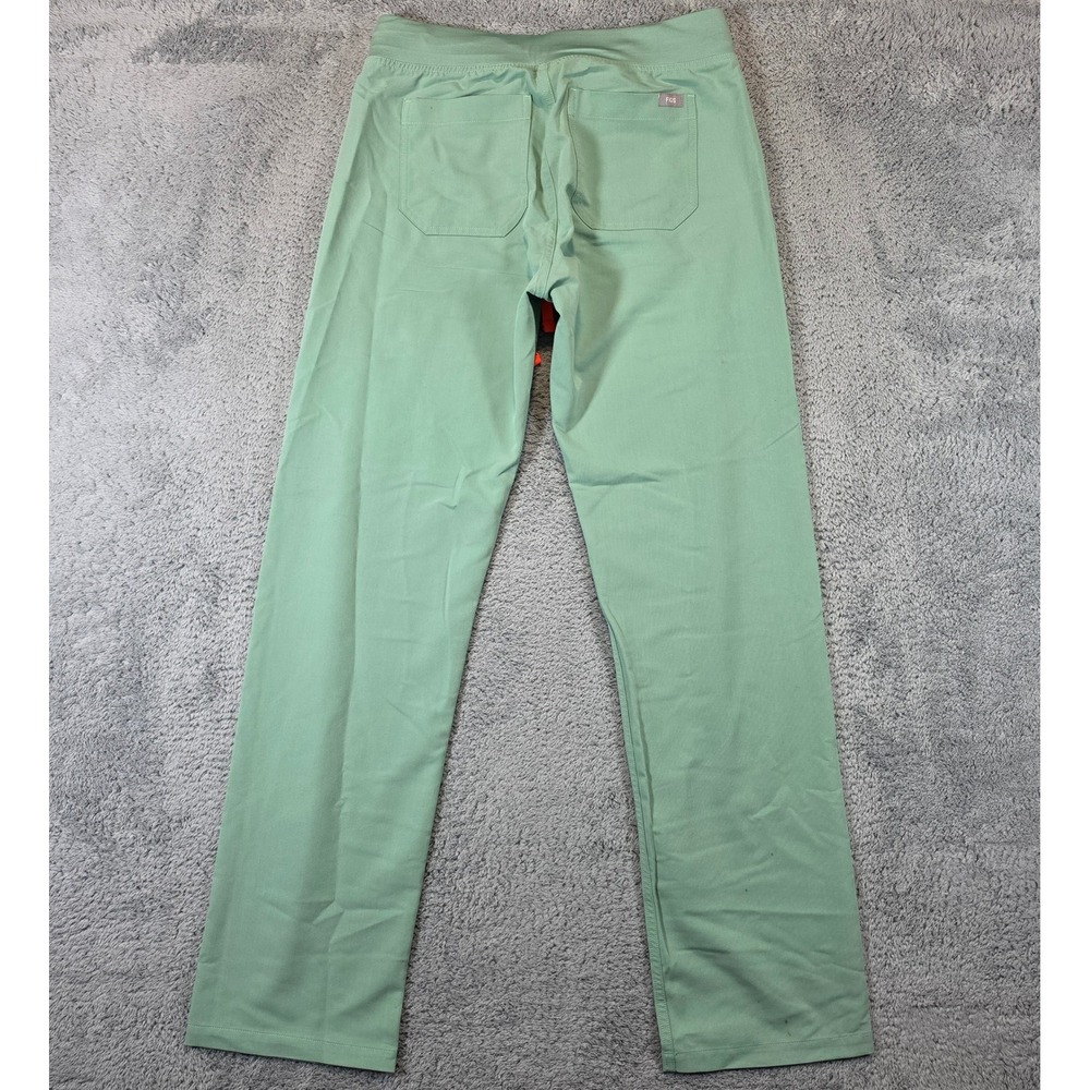 FIGS Livingston Scrub Pants Women Small Tall Lot of 2 Green Teal Straight Leg - Picture 5 of 16